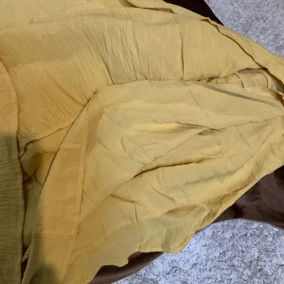 ASTR Butter Yellow M Astr Nordstrom  dress Coquette Balletcore Scandi - Picture 6 of 9